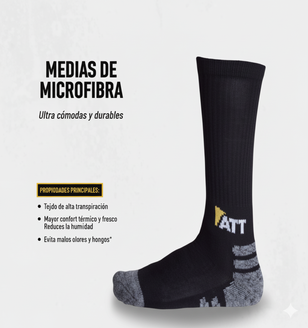 MEDIAS DE MICROFIBRA ATT