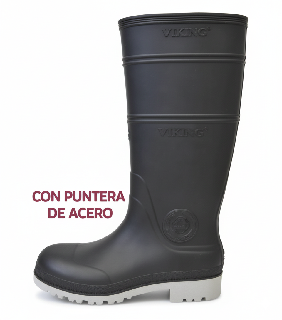 BOTA NEGRA REFORCED CON PUNTERA