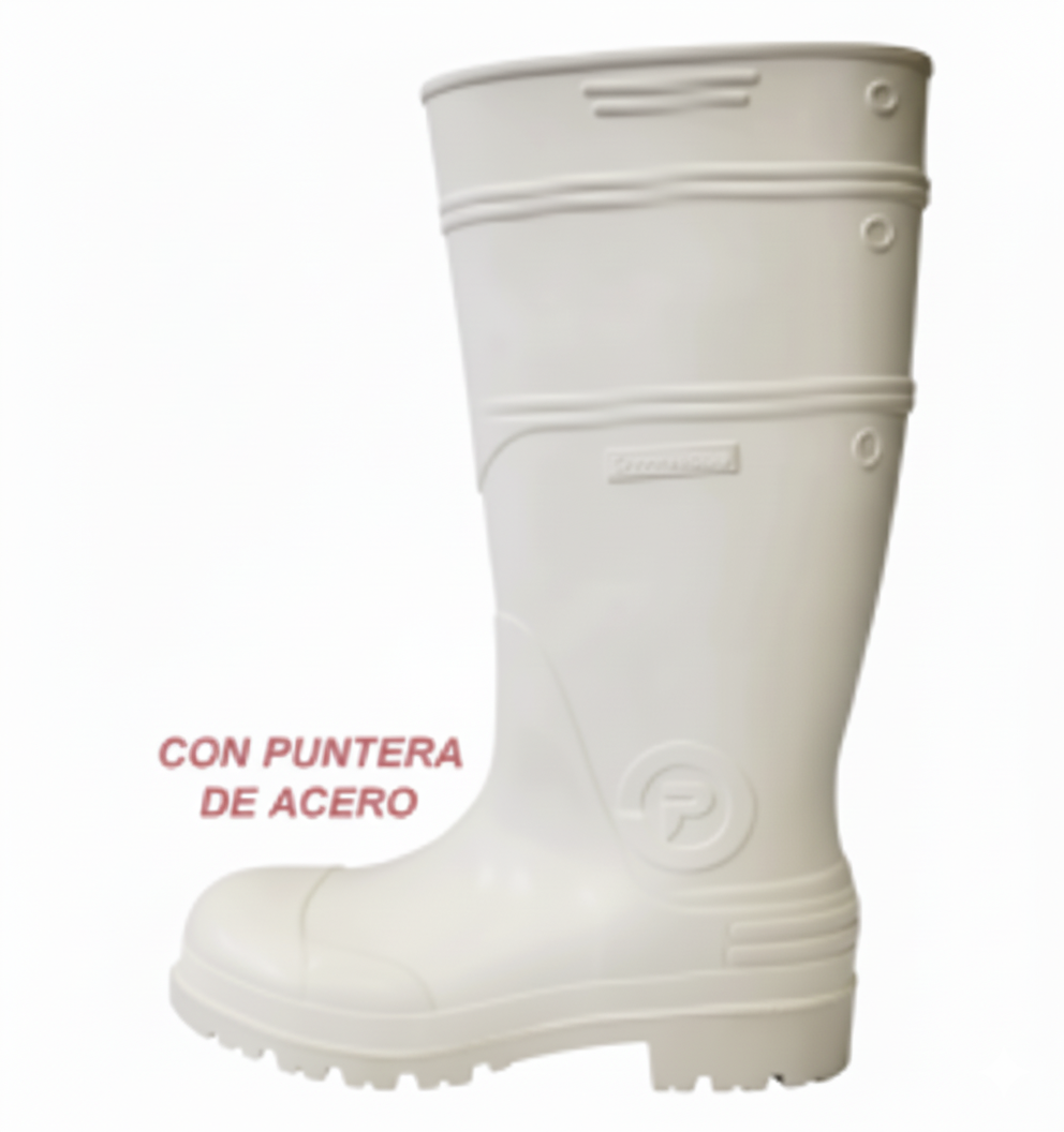 BOTA BLANCA REFORCED CON PUNTERA